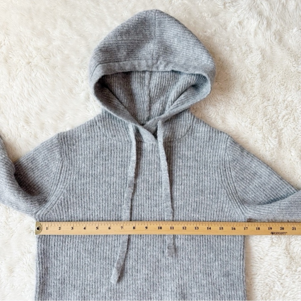 Gentle Fawn Woman Gray Soft Knit Pullover Hoodie Sweater XS Casual Classic Cozy - Picture 7 of 10